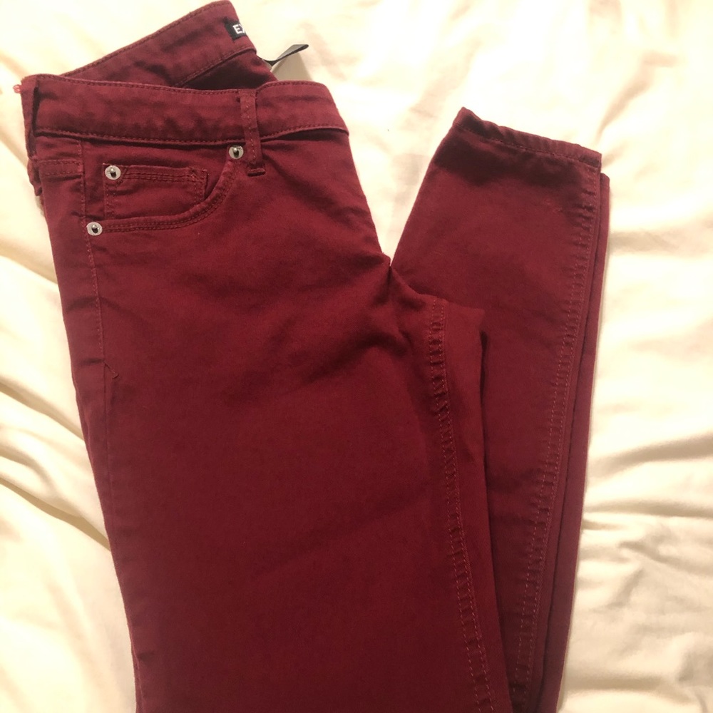 Women's Red Jeans